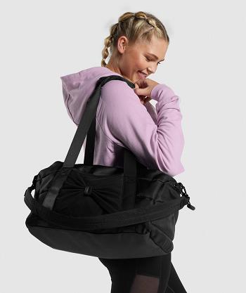 Bolsas Gymshark Studio Gym Bag Mujer Negras | CO 3076ZUT